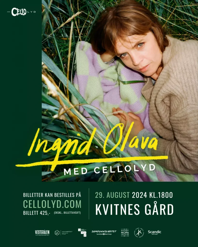 Ingrid Olava med Cellolyd 2024